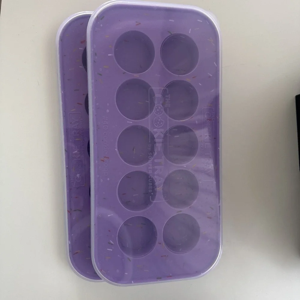 10 Souper Cubes Silicone Freezer Trays Set with lids